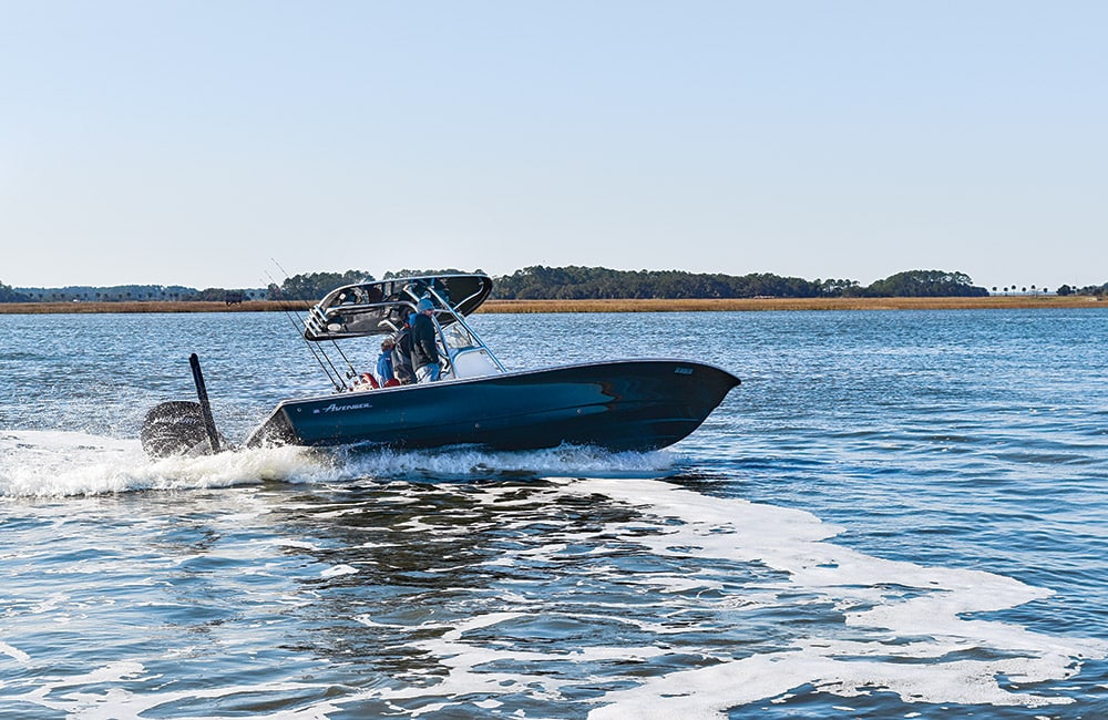 Avenger 24 Bay Boat Review Test