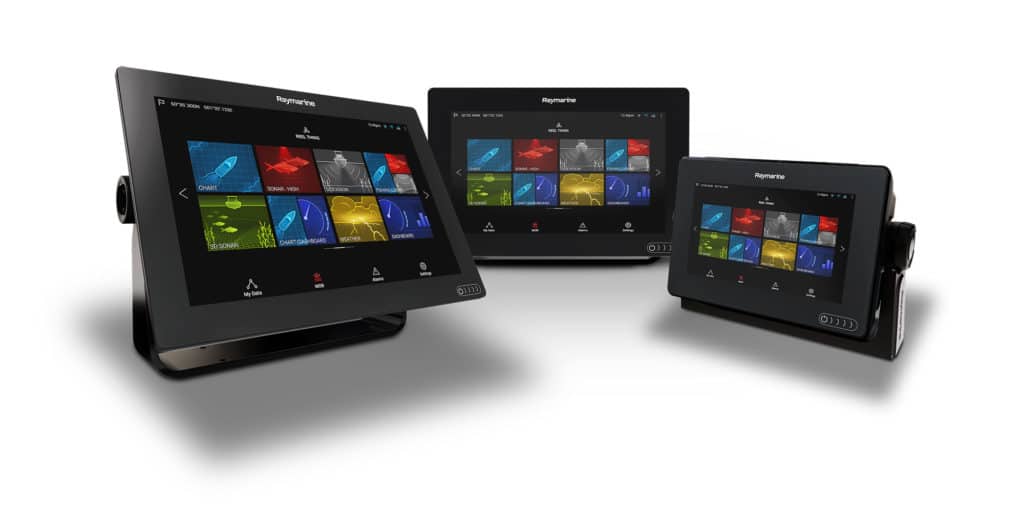 Raymarine Axiom touchscreen MFDs