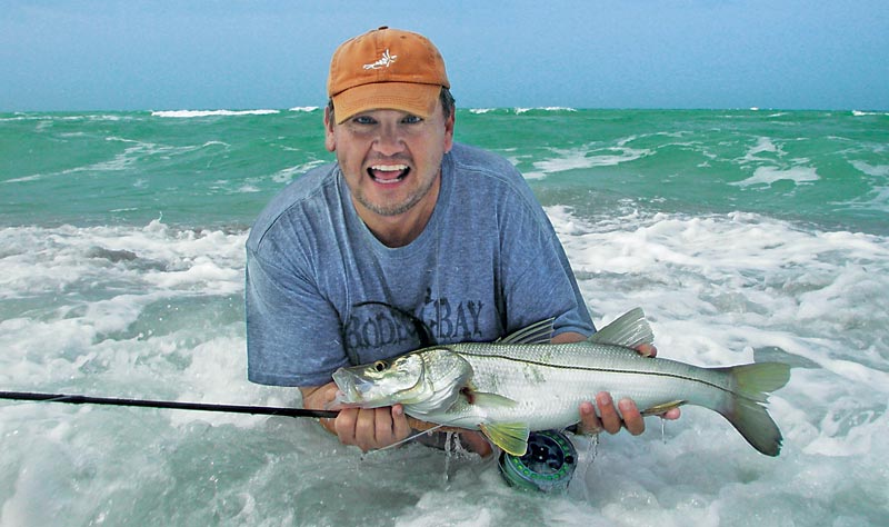 snook catch on beach