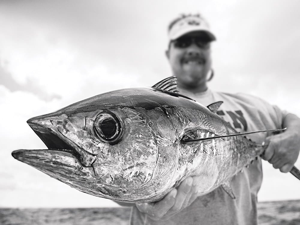 big blackfin tuna catch