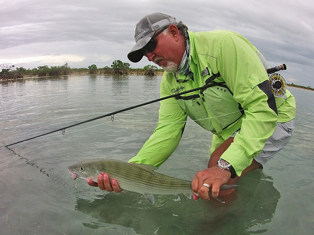 SWS Senior Editor ready to release a bonefish