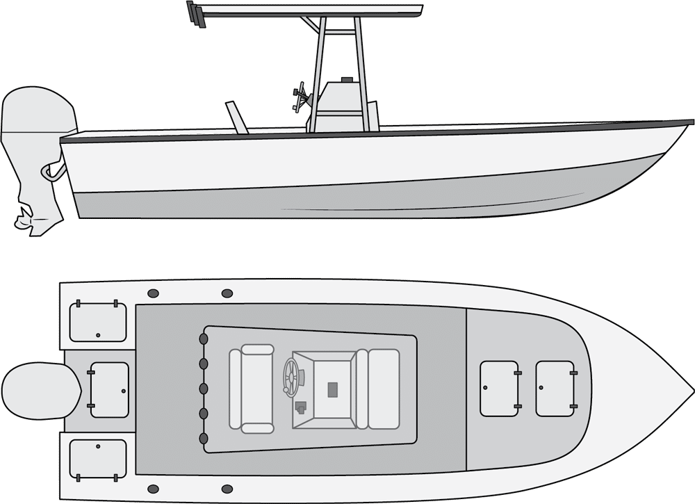 center console fishing boat