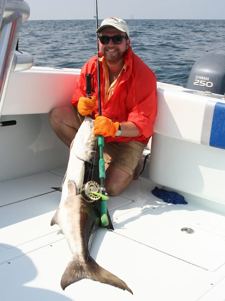 Texas State Fly Fishing Record Cobia