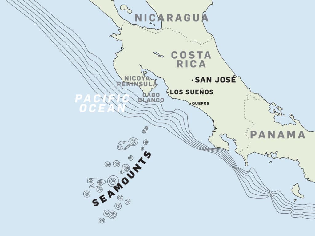 The seamounts off Los Sueños, Costa Rica hold unmatched marlin fishing