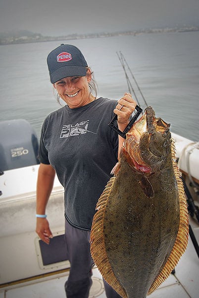 fishing for California halibut