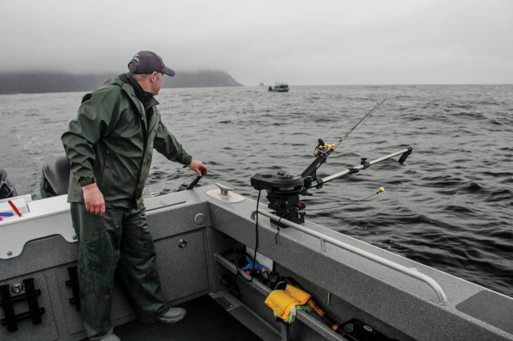 Dialing in a downrigger for salmon