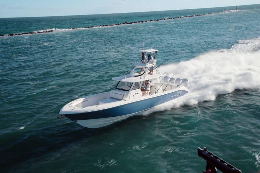 Everglades 435 boat test