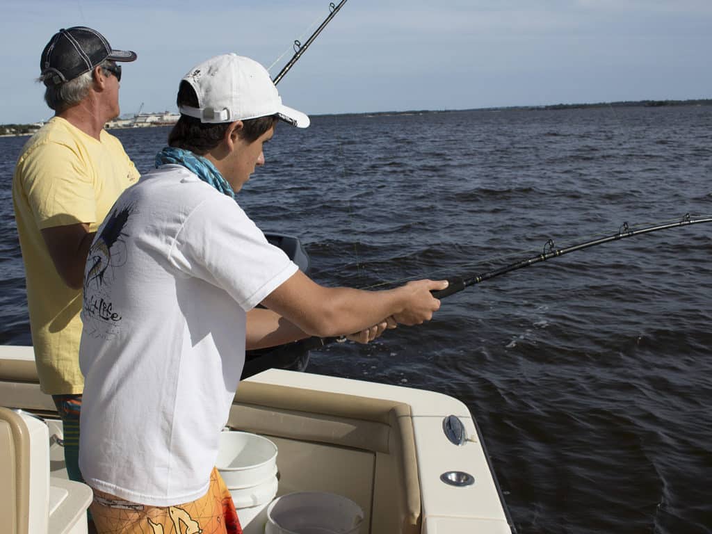 Locate ledges and drops inside inlets and channels like the ICW to find fish.