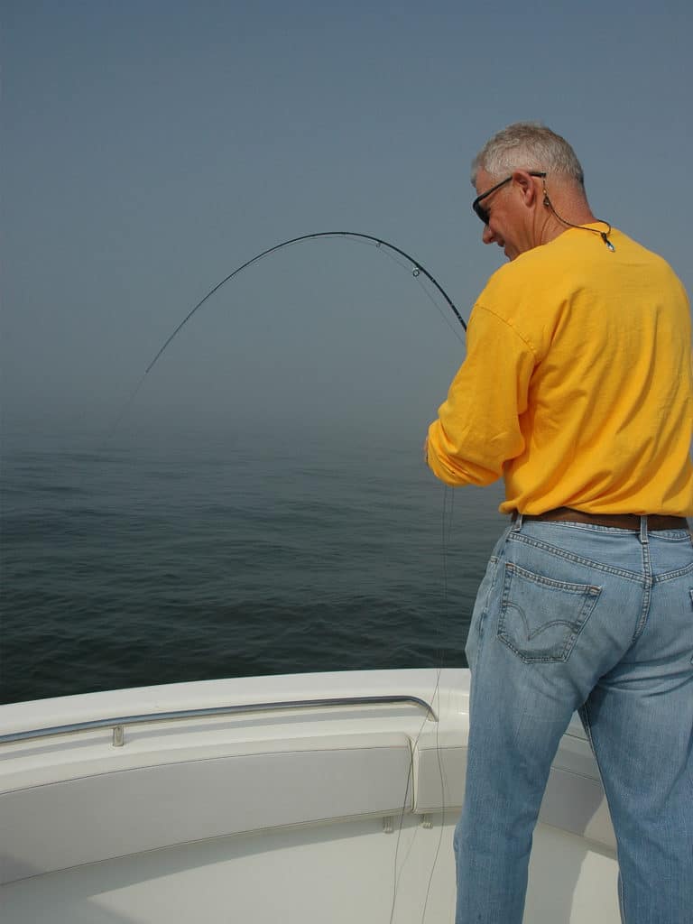 Some anglers use circle hooks on the flies intended for dredging, but with J-hooks many fish hook themselves on a tight line.