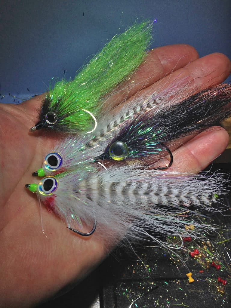 Buoyant flies fished on a sinking line let anglers work the fly at eye level of fish hanging on the bottom.