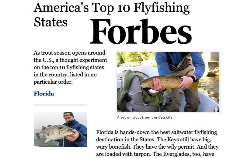 Forbes Top 10 Fly