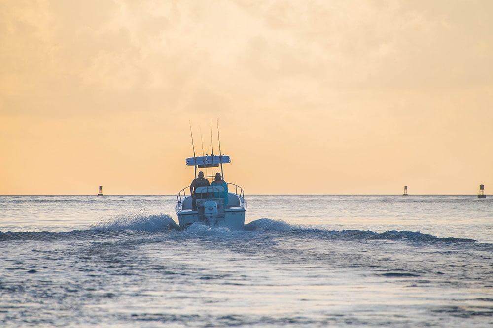 Fort Pierce, Florida fishing sunrise