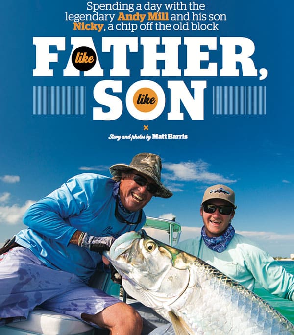 Fly Fishing Father and Son