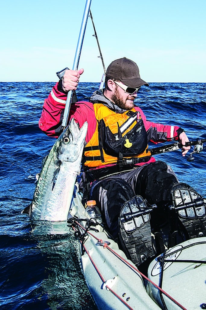 Kayak Fishing Offshore of the Outer Banks North Carolina