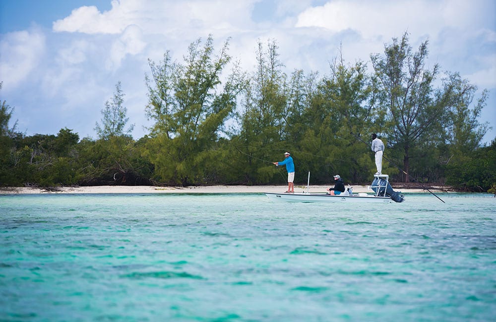 bonefish in flats Bahamas