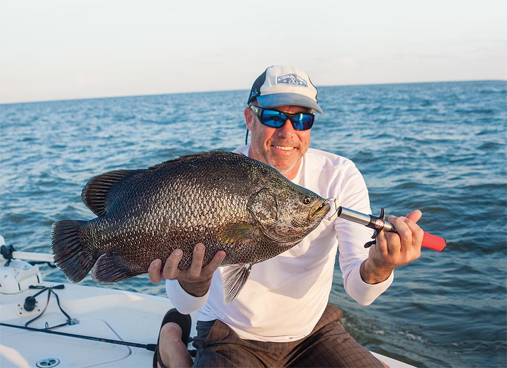 catching tripletail in Gulf of Mexico
