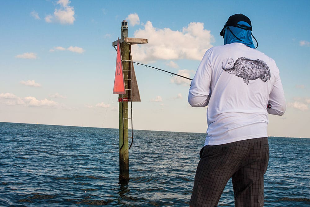 tripletail fishing around structure