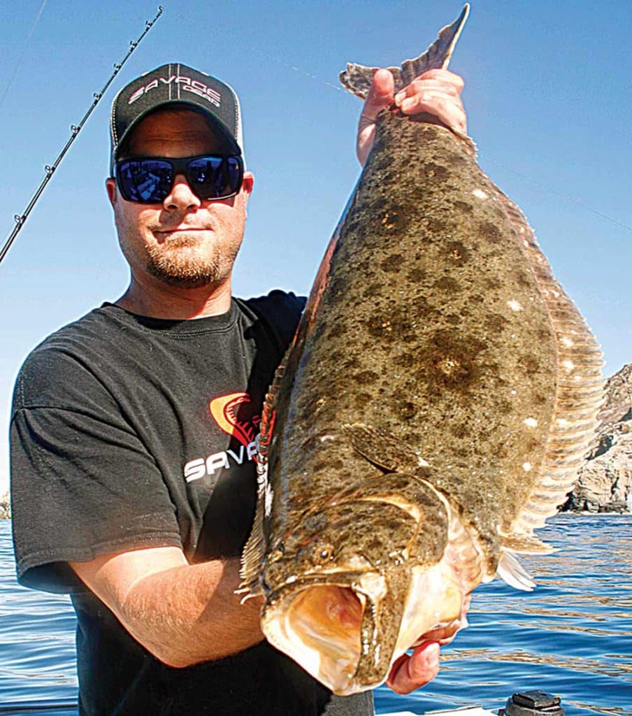 California halibut fishing