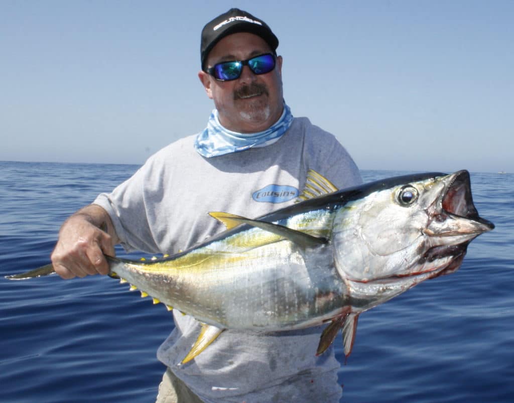 yellowfin tuna caught