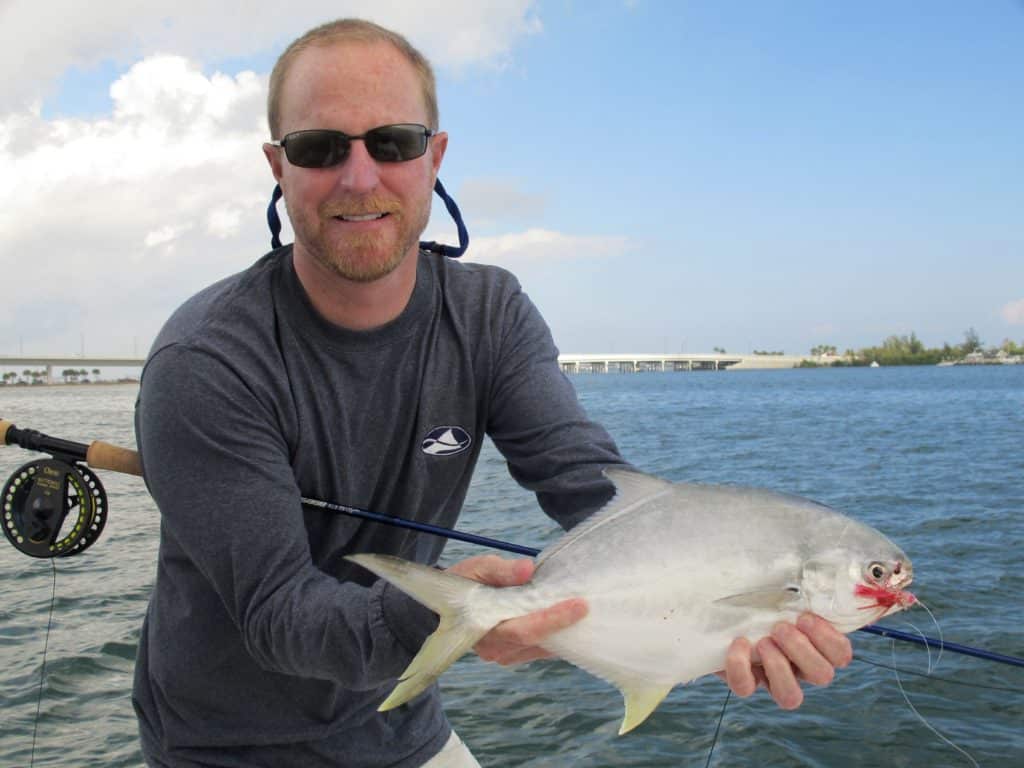 When it comes to water temp, the magic number for pompano is 68.