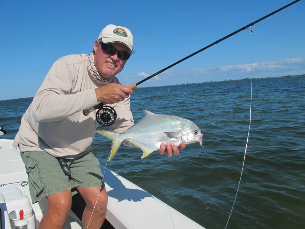 The right fly tackle and tactics yield consistent pompano action.
