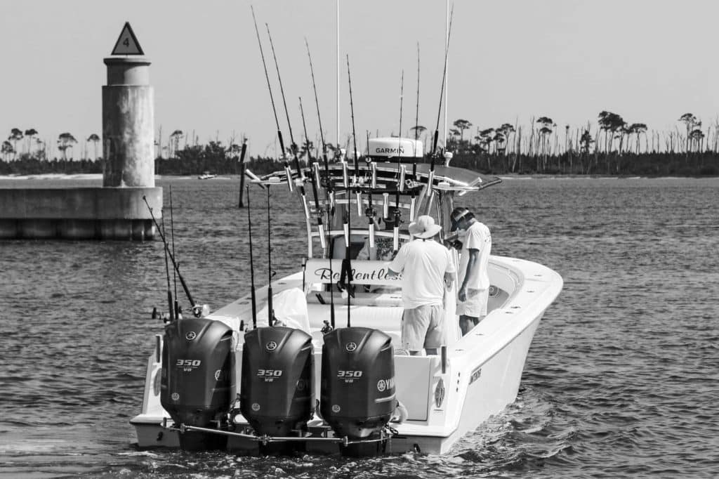 fishing boat in water