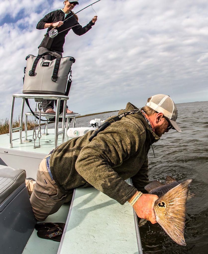 Louisiana inshore guides know where trophy redfish live