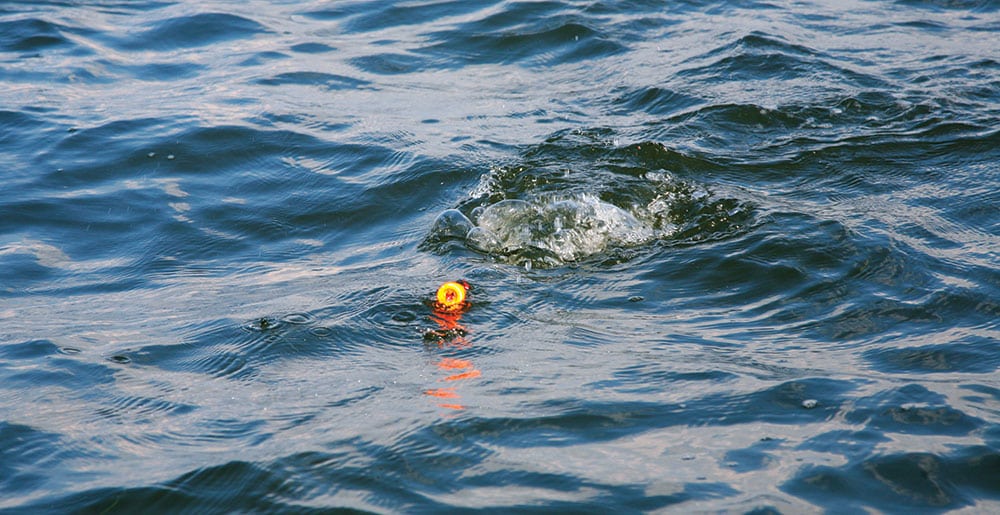 popping cork in water