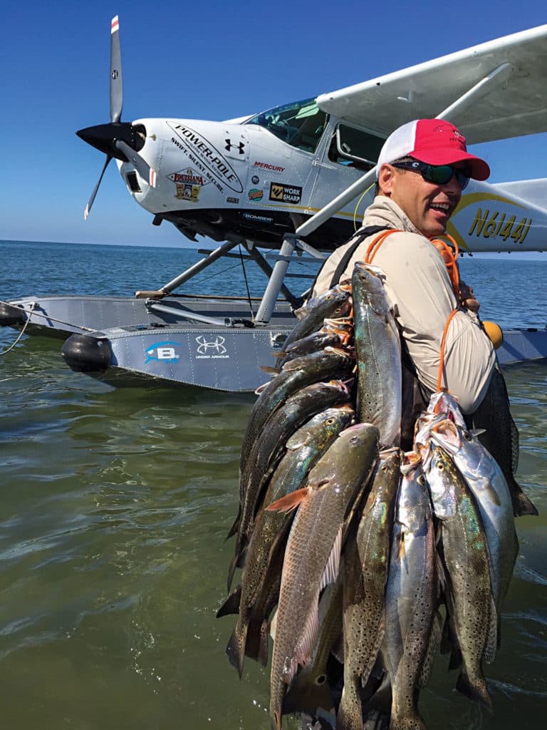 Trout Fishing Seaplane