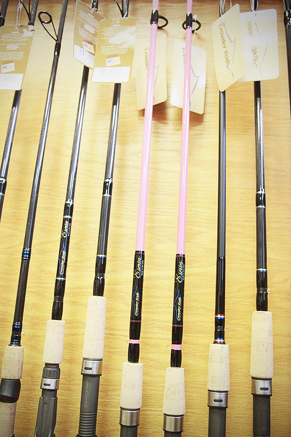 Crowder's Pink E-Series Lite rods
