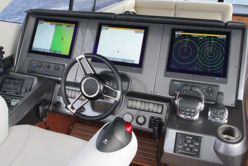 electronics on sport-fishing boats