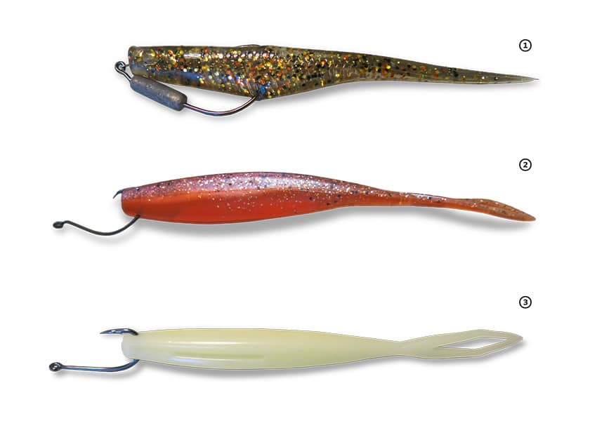 A collection of jerk baits