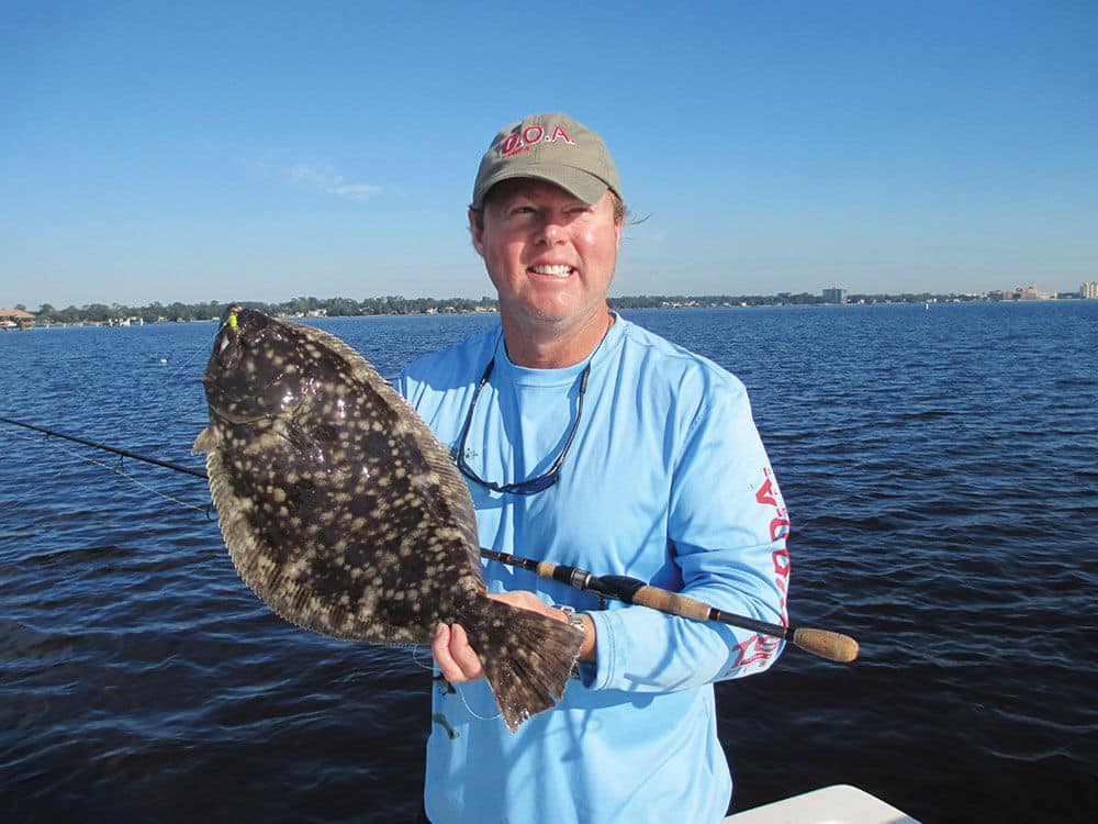 Flounder, seatrout, redfish, black drum, snapper, sheepshead and several other species forage around oyster bars, sandbars, bridge and dock pilings, rocks and sunken debris.