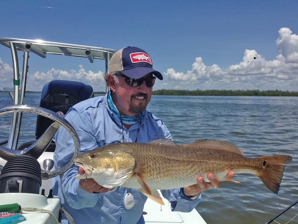 Inshore game fish head to channels and bayous during periods of extreme low water.