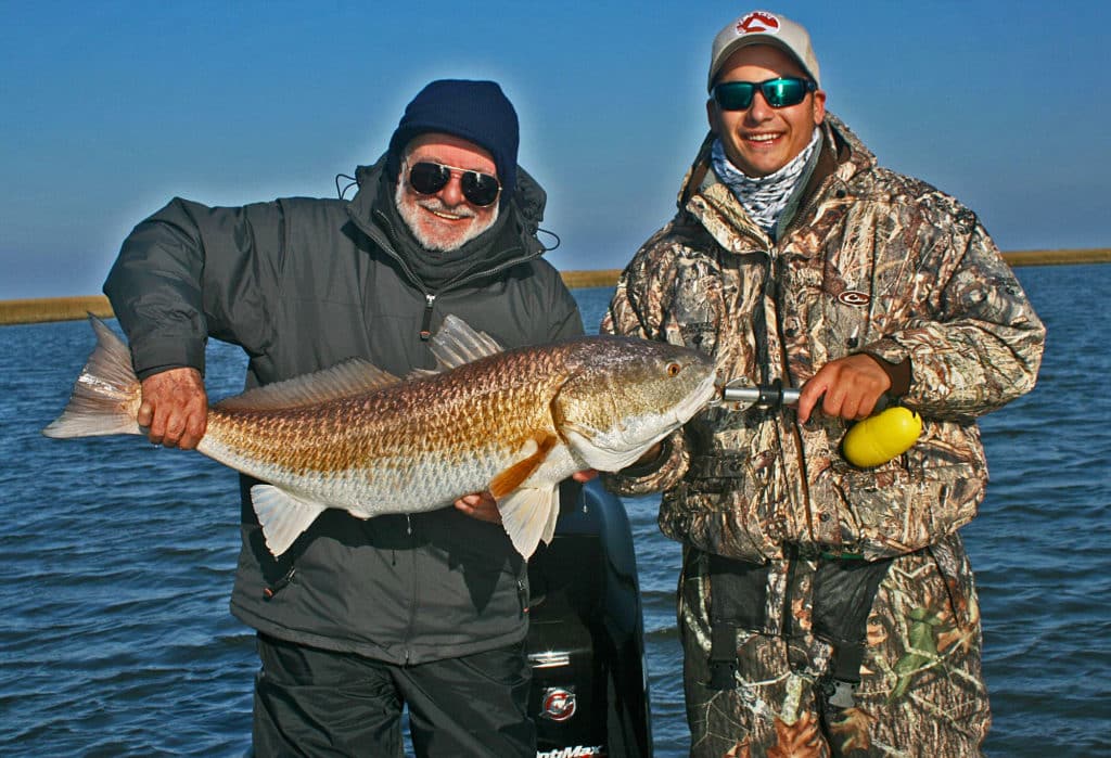 In the winter, extreme low tides leave fewer places for fish to congregate.