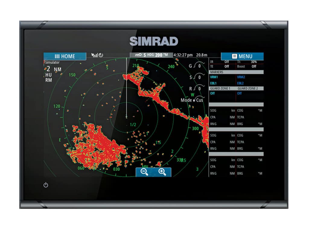 Simrad GO9 XSE with Radar Capability