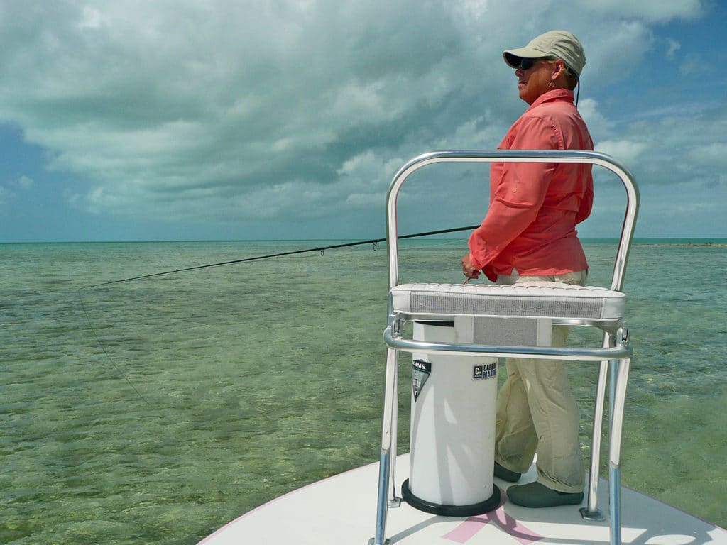 Moore's Island, west of Sandy Point, offers beautiful, wide open flats loaded with fish.