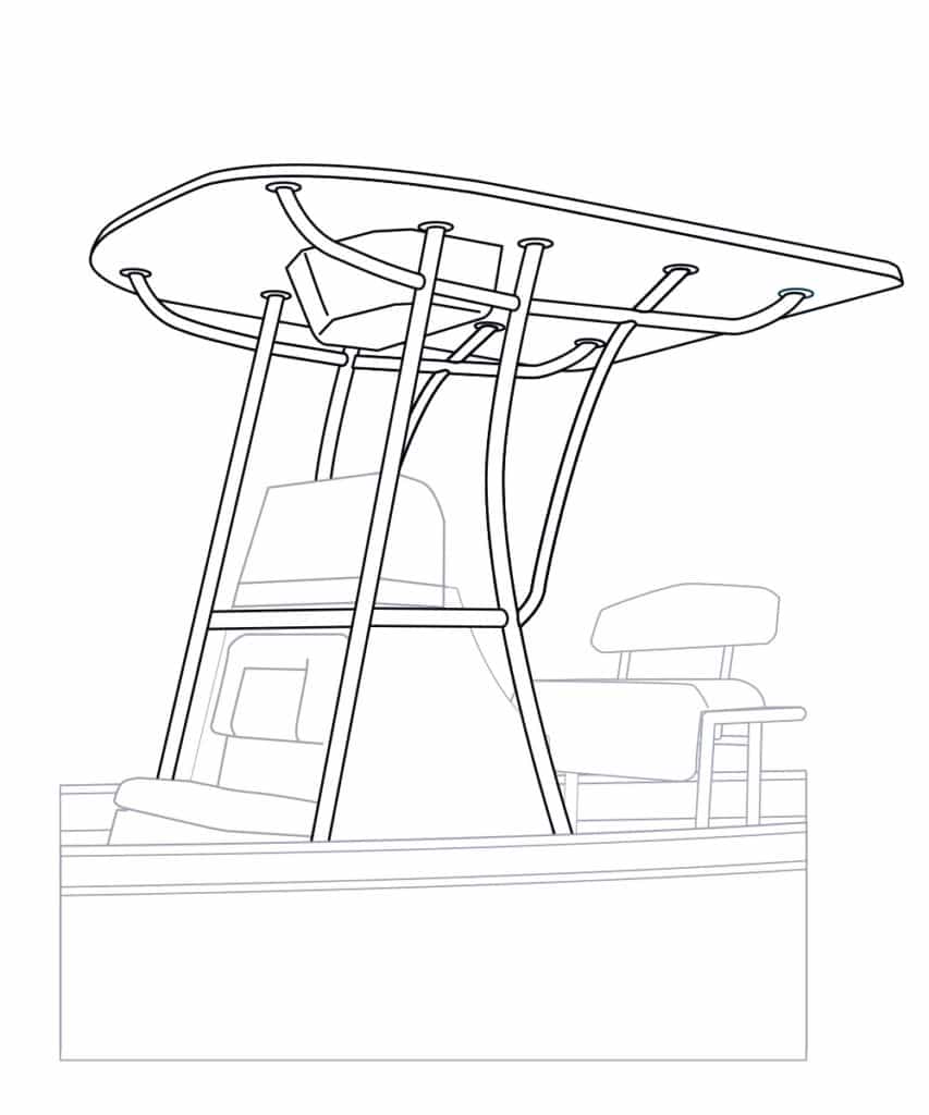 Adding a T-Top, Tower or Poling Platform to a Boat