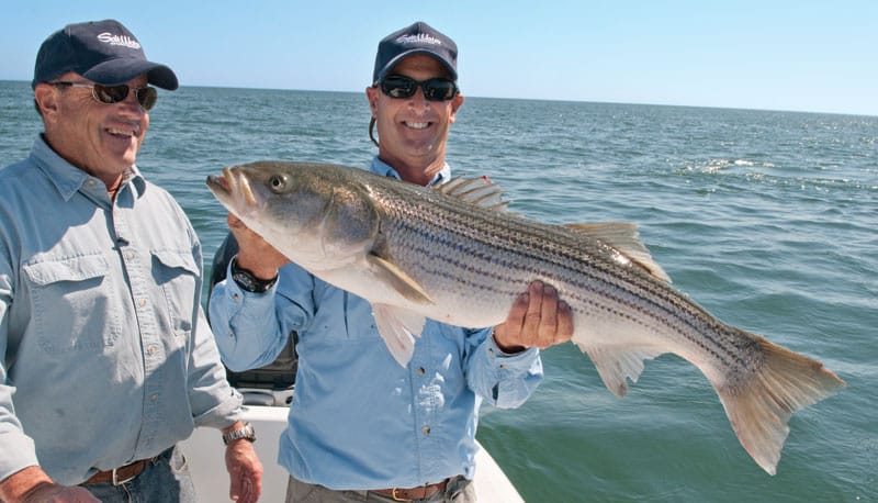Fishing for Striped Bass in Nantucket