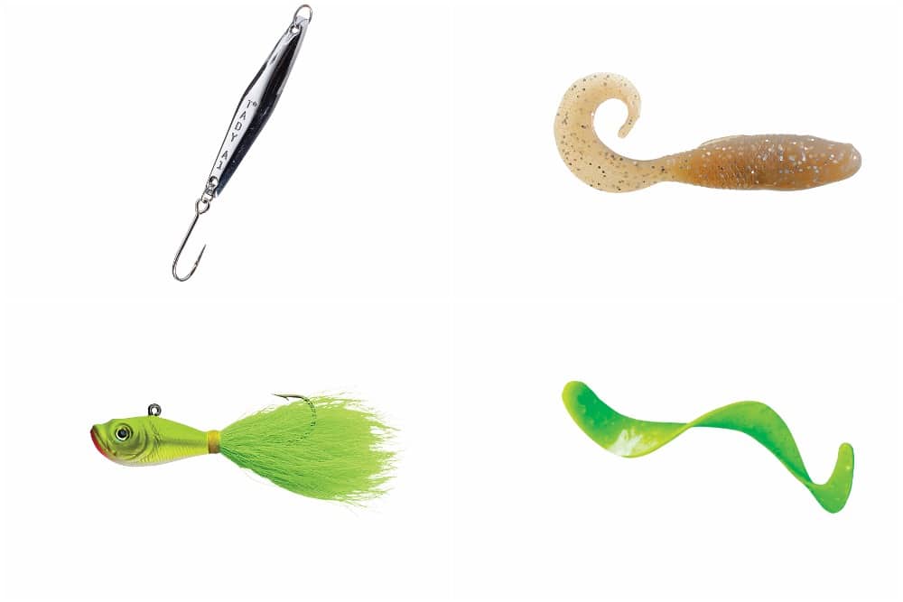 heavy metals and soft plastics for bait