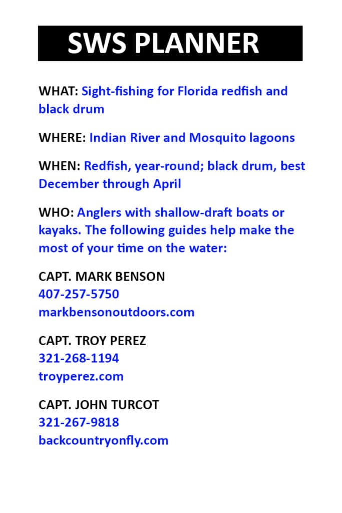 Information To Plan A Mosquito Lagoon Redfish Trip