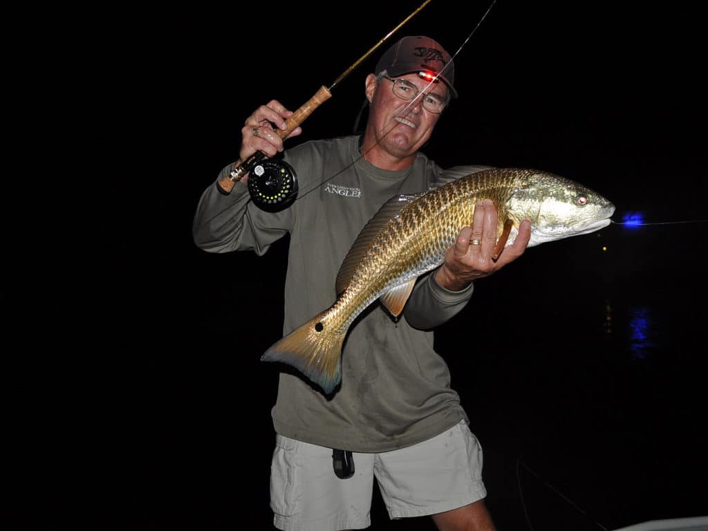 Redfish are primarily bottom feeders, and dredging with flies proves very effective on said species.