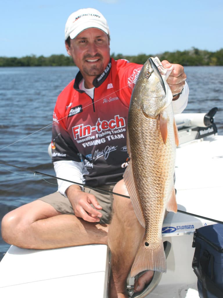 redfish caught on soft plastic