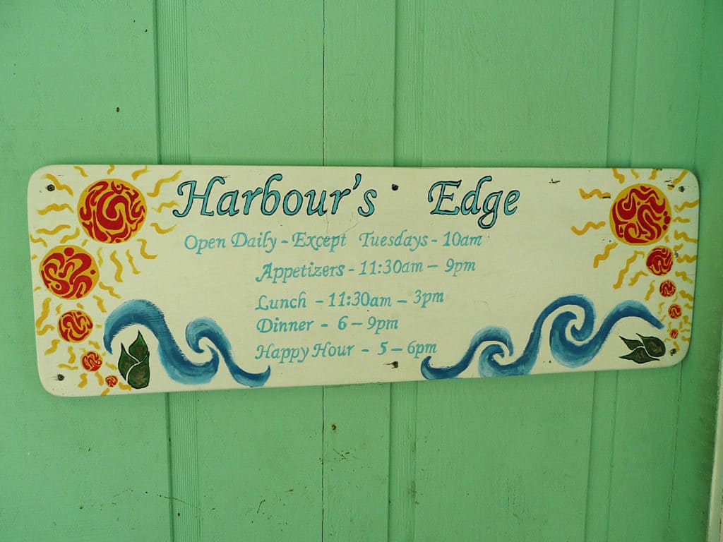 Several restaurants in Elbow Cay offer local and American favorites.
