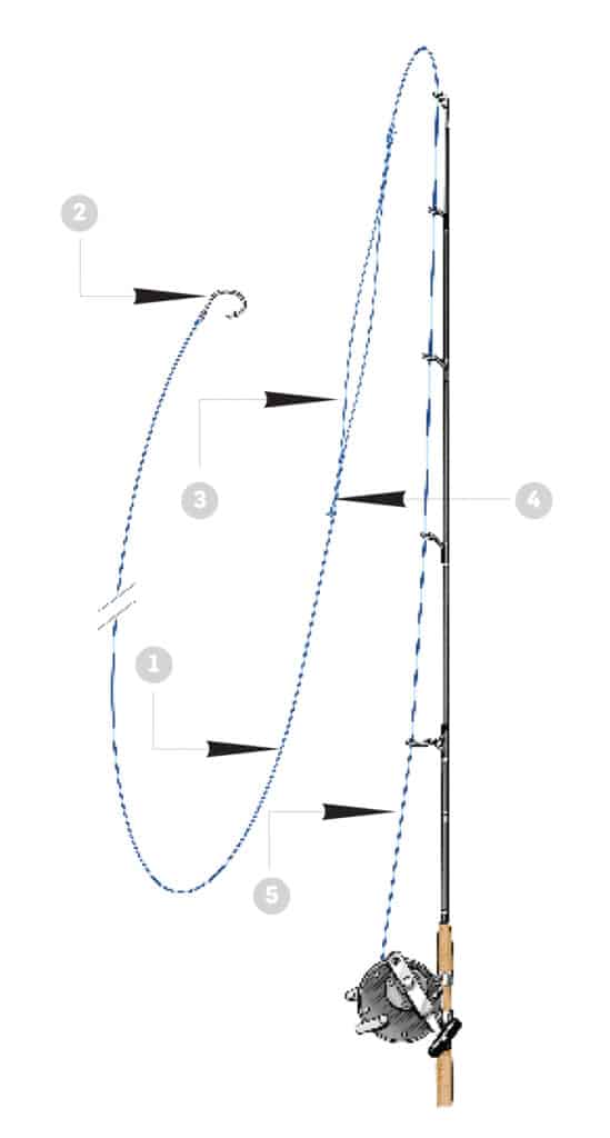 rig for drifting live baits