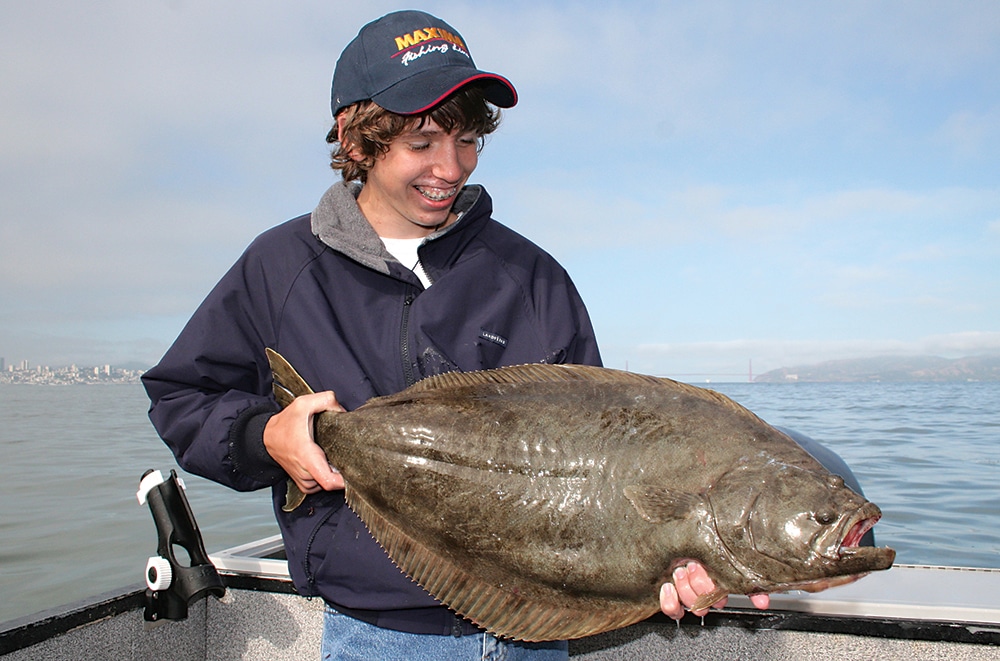 San Francisco halibut caught