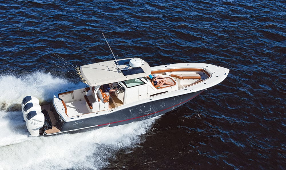 Scout 355 LXF Boat Review