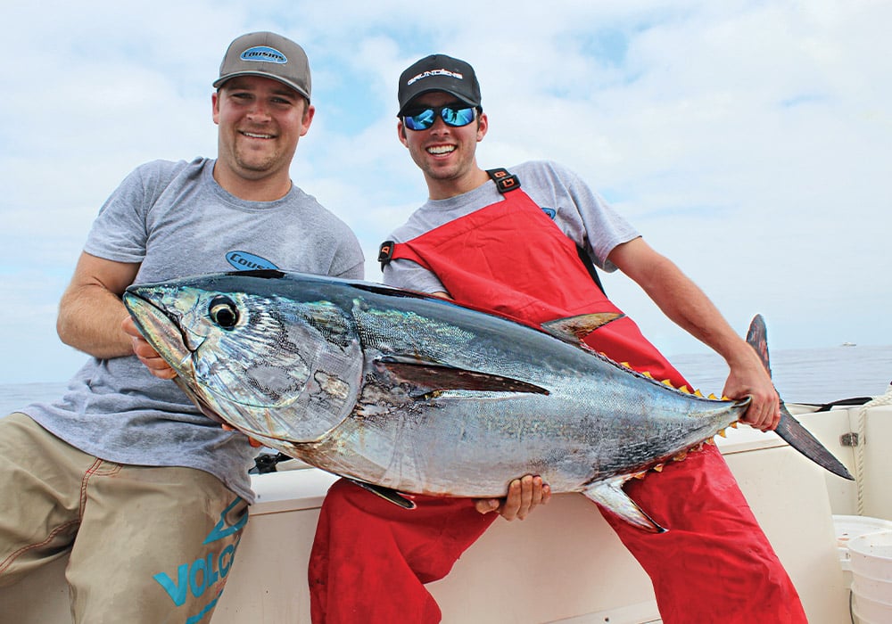 Catching Bluefin Tuna with Flying Fish Rigs