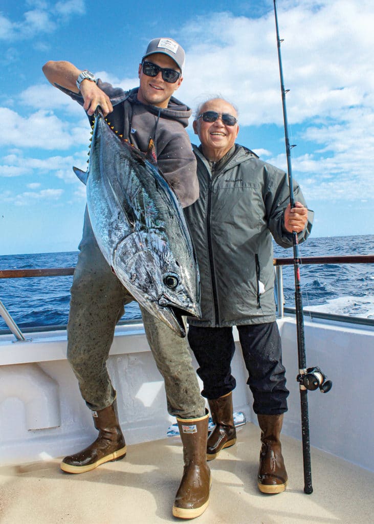 Bluefin caught on light tackle