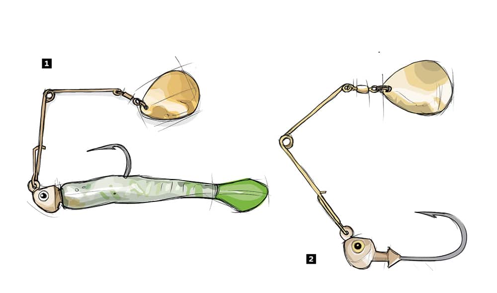 Spinnerbait lure selection